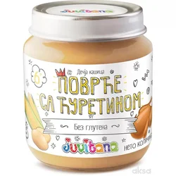 Juvitana Kašica za bebe od povrća sa ćuretinom 6M+, 128g