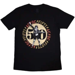 AC/DC Majica Gold Emblem Black 2XL