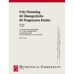 FLEMMING:60 UBUNGEN/PROGRESSIVE ETUDES 2 OBOE