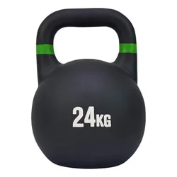 Tunturi Pro kettlebell, 24 kg, zelen