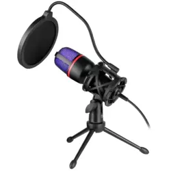 Defender Gaming stream mikrofon Defender Forte GMC 300, 3.5mm, 1.5m, Crni