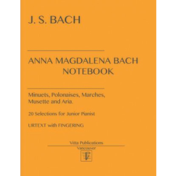 Anna Magdalena Bach Notebook: Urtext with Fingerings