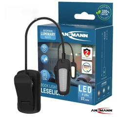 ANSMANN Baterijska lampa LED Clip-light CL930, Crna