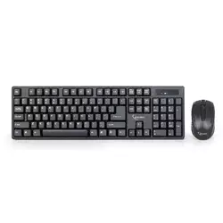 Gembird tastatura Bežična RF QWERTY Engleski Crno