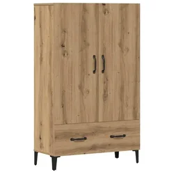 Visoka ploča Artisan hrast 70x31x115 cm izrađeno drvo