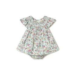Mayoral Poletna obleka 1867 Zelena Regular Fit