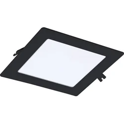 Rabalux Plafonjera Shaun2, 12W, 3000K, Kvadratna, Crna