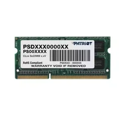 Memorija SODIMM DDR3 4GB 1600MHZ Patriot Signature PSD34G16002S