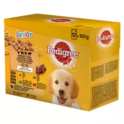 12x100 g Pedigree Junior vrečke multi pakiranje za pse