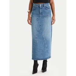 Patrizia Pepe Jeans krilo 8G0521/D1WZB-CB02 Modra Regular Fit