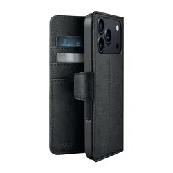 SBS SBS Wallet Classic Mag ovitek za iPhone 18 Pro Max - MagSafe, denarnica, stojalo - črn
