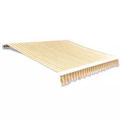 Platno za tendu boja suncokreta i bijela 4 x 3 m (bez okvira)