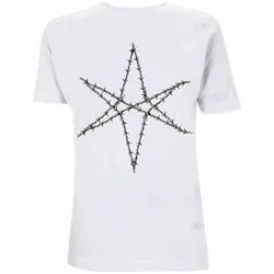Bring Me The Horizon Barbed Wire (Back Print) White L Majica