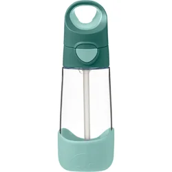 b.box lonček s slamico tritan 450 ml emerald forest