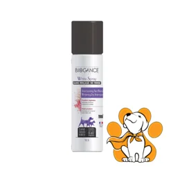 Biogance White Spray Šampon Za Pse, 300ml, Sprej Za Suvo Pranje Bele Dlake