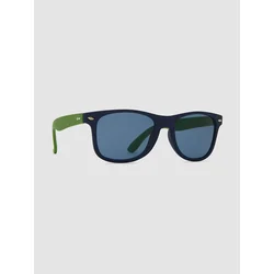 Dot Dash Litty Blue-Green Satin Sunglasses blue