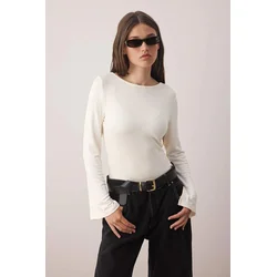 Trendyol Milla ženska bluza Twoaw26Bz00129, Krem