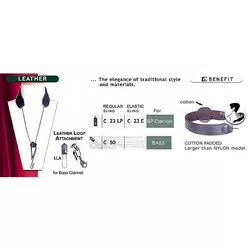 BG pas ZA klarinet LEATHER C23LP