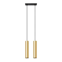 Sollux SL.1241 - Luster na sajli LAGOS 2xGU10/10W/230V zlatni