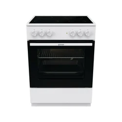 GORENJE Električni šporet GEC 6A11 WG crno-beli