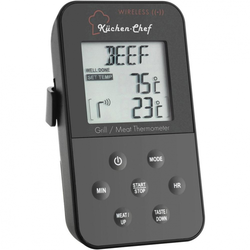 TFA TFA 14.1504 termometer za žar Kabelski senzor , Alarm , S časovnikom , Spremljanje temperature jedra Pečenje pri nižji temperatu