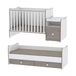 Krevetac za bebe TREND PLUS 70/160 Bela Kafa