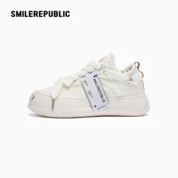 Smilerepublic Muške patike, Crno-bele