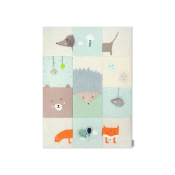 MoMi VOLPI patchwork igralna odeja