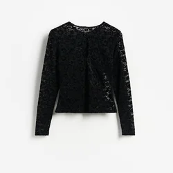 Reserved - Bluza s čipkom