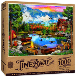 Masterpieces - Puzzle Sunset Canoe 1000 - 1 000 kosov