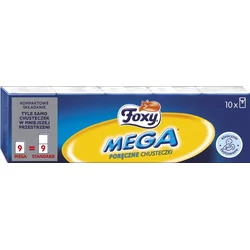 FOXY Mega Mini robčki 10x9 kosov