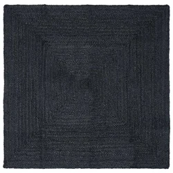 Tepisi za područja Pravokutni Tamnosiva 120 x 120 cm Juta