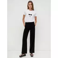 Karl Lagerfeld Ženske pantalone 211W1003-999, Crne