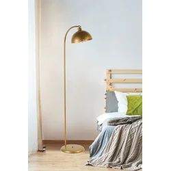 Aberto Design Podna lampa Azra , 154 cm, E27, Zlatne boje