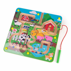 Bigjigs Toys Magnetni labirint Kmetija