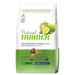 Trainer Natural Dog Maxi Adult Sirova Šunka i Pirinač 12 Kg