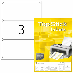 Herma etikete topstick 200x95 A4/3 1/100 ( 02H8793 )