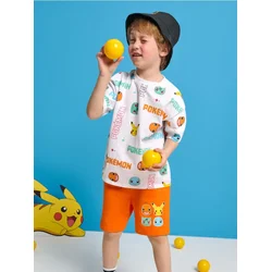 Sinsay - Komplet majice kratkih rukava i kratkih pantalona Pokémon - narandžasto