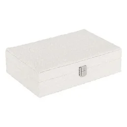 Kutija za nakit Loe 28x19x7cm bela Atmosphera
