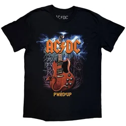 AC/DC Guitar EU Tour 25 (Back Print & Ex-Tour) Black L Majica