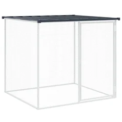 Kavez za kokoši s krovom antracit 803x98x90 cm pocinčani čelik