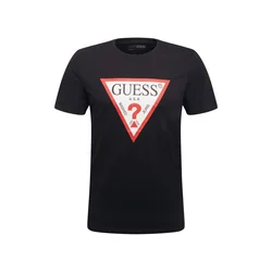 Guess Original Logo Majica 468168 Črna