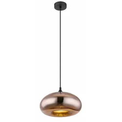 Globo 15571HC - Luster na sajli SELLY 1xE27/60W/230V bakreni