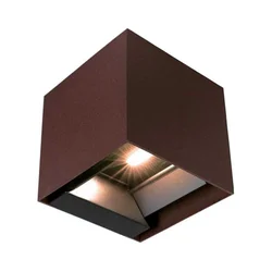 Solarna LED zidna lampa sa senzorom. LED/9W/3,7V 3000/4000/5000K IP65 braon