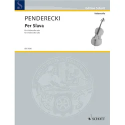 PENDERECKI : note PER SLAVA