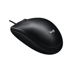 Logitech M100 optična miška, črna