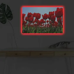 Wallity Slika sa LED osvetljenjem 4570DHDACT-036, 45x70 cm