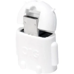 LogiLink USB 2.0 adapter [1x USB 2.0 vtič Micro-B - 1x USB 2.0 vtičnica A] bel z OTG-funkcijo LogiL