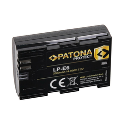 PATONA - Aku Canon LP-E6 2000mAh Li-Ion Protect