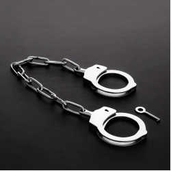 Triune Peerless Link Chain Handcuffs